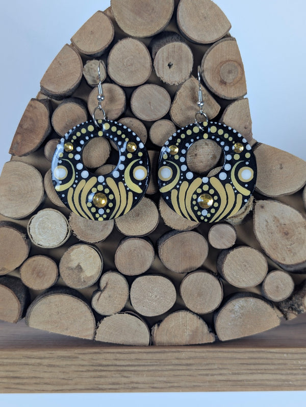 Orecchini mandala deserto