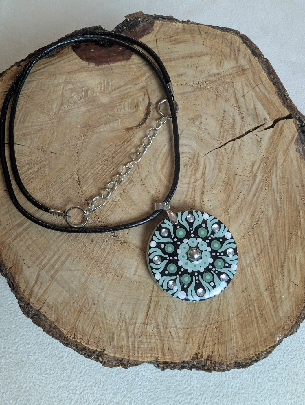 Collana mandala bosco