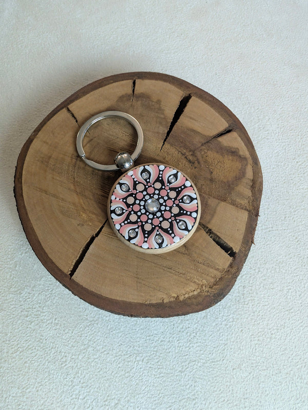 Portachiavi mandala pesca