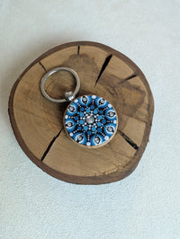 Portachiavi mandala oceano