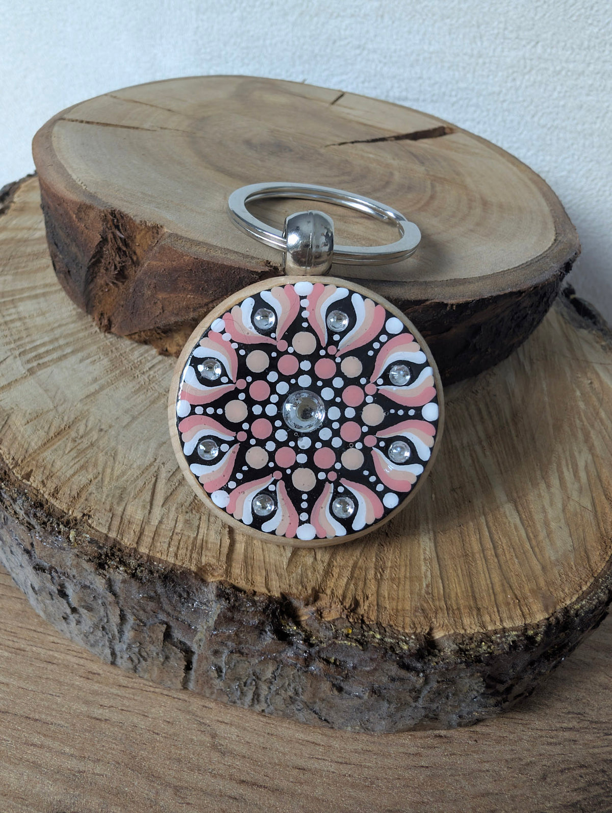 Portachiavi mandala pesca