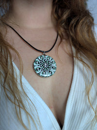 Collana mandala bosco
