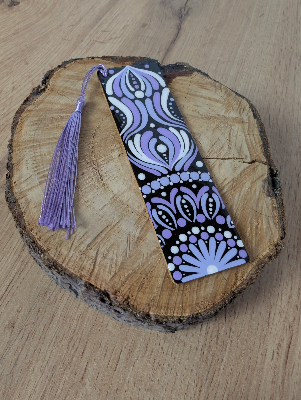 Segnalibro mandala lavanda